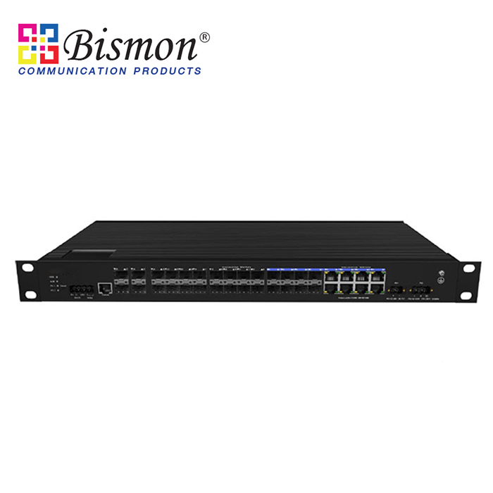 4x10GBase-X-to-16x10-100-1000Base-X-8x1000M-combo-Industrial-Switch-Managed